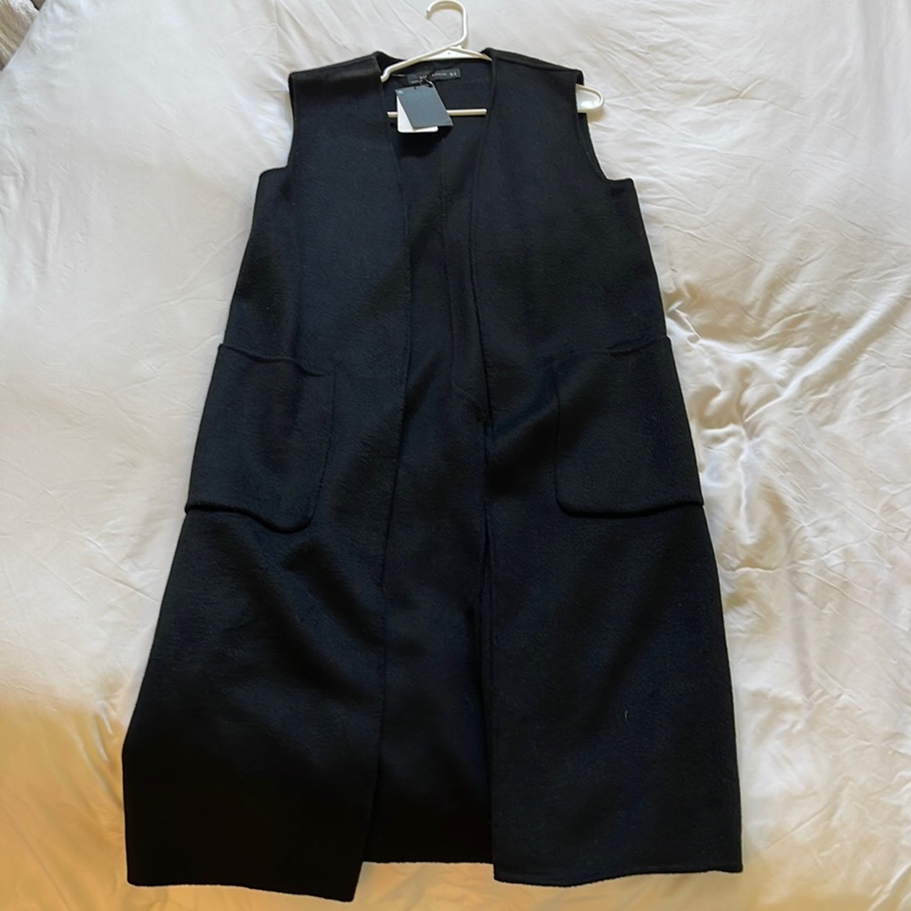 NWT Zara Long Wool Cardigan Size Medium